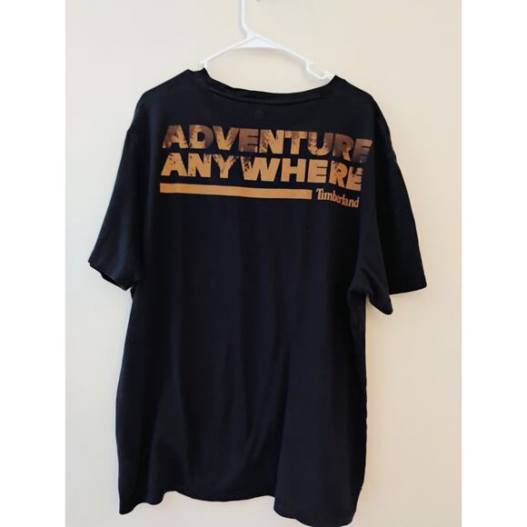 XL Navy Blue Timberland T Shirt. Adventures Everywhere. Timbs. Plus Size. - Picture 3 of 9